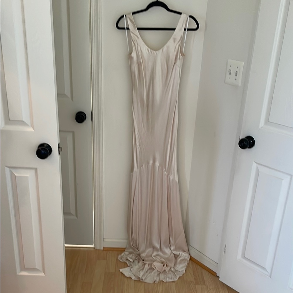 Satin Wedding Formal Gown